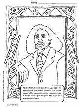 History Coloring Month Inventors African American Pages Activities Inventor Winters Joseph Famous sketch template