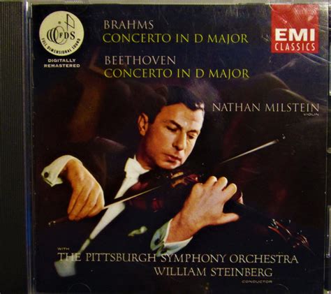 beethoven and brahms nathan milstein william steinberg pittsburgh