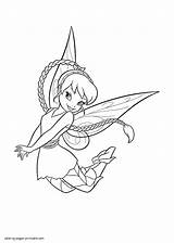 Fairy Coloring Pages Tales Printable Disney Print sketch template