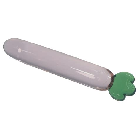 radish fruit glass anal plug pyrex glass dildo crystal prostate sex