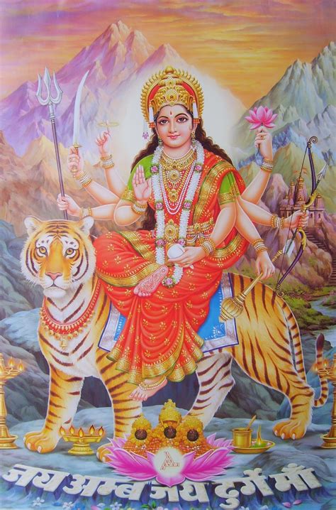 goddess durga pictures images  hindu devotional blog