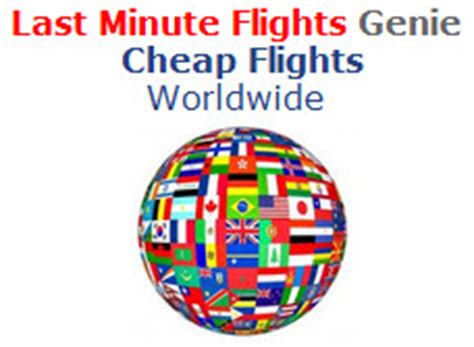 lastminuteflightsgeniecom launches website  find cheap airline