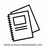 Colorir Caderno Notebooks Workbook Cadernos Cuaderno Cuadernos Papelaria Posición Iconfinder Ultracoloringpages sketch template
