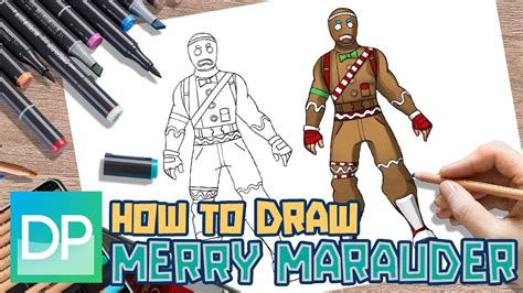 drawpedia   draw merry marauder  fortnite step  step