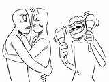 Squad Draw Drawing Drawings Third Wheel Base Poses Funny Couple Maracas Memes Edition Meme Reference Group Deviantart Oc Body Face sketch template