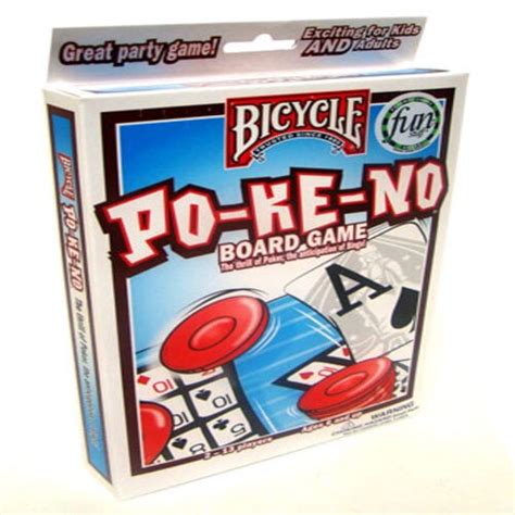 original pokeno white card game  bicycle walmartcom