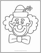 Clown Coloring Outline Clipart Color Printable Pages Svg Children Will sketch template