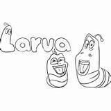 Larva Imprimir Astounding Drawingtutorials101 Larvae Dessin sketch template