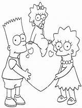 Simpsons Coloring Pages Print Pages10 Kids Para Colorear Dibujos Febrero Library Comments Coloringkids sketch template