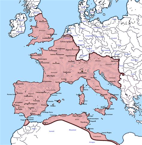 roman tribes map
