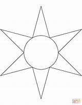 Star Coloring Pointed Pages sketch template