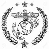 Insignia Marines Symbol Rank Insignes Usmc Abzeichen Emblem Corpo Insegne Noi Korpus Piechoty Morskiej Insygnia Lhfgraphics Marin Marino Clipartmag Vectorified sketch template