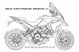 Multistrada Ducati 1200 Mts1200 Resources Downloads sketch template