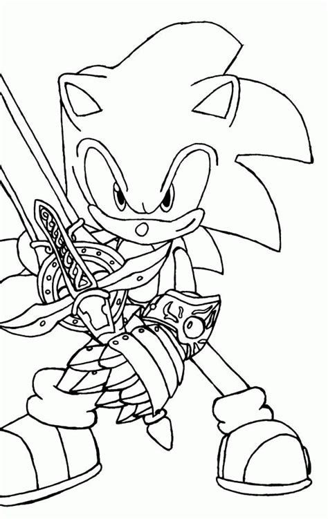 sonic  hedgehog running coloring pages coloring home
