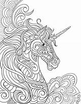 Mandala Pages Unicornios Unicornio Mandalas Pintar Dibujoimagenes Adult Colo Downloaden sketch template