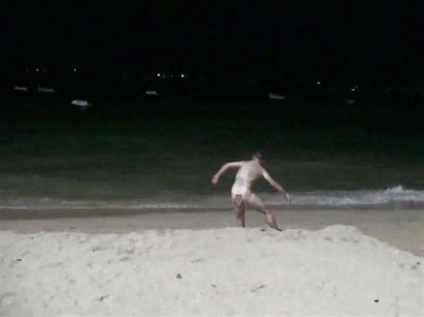 British Tourists Frogmarched Naked Along Pattaya Beach After Being