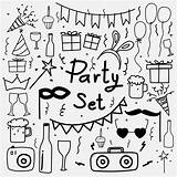 Party Doodle Hand Clipart Birthday Drawn Cute Doodles Happy Alphabet Drawing Drawings Letters Webstockreview Wedding sketch template