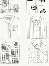Collared Downloadable sketch template