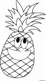 Ananas Pineapple Colorare Joyeux Frutas Pineapples Disegnidacolorare Disegni Colorir Colouring Colorier Preschoolactivities Drawings Frutta Drawing Kindergarten Books Piña Pagine Coruja sketch template