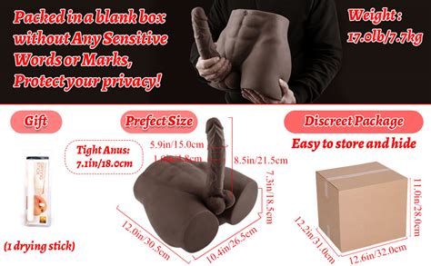 torso male sex doll with flexible dildo realistic sex huge