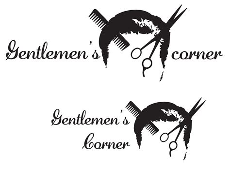 logo gentlemens corner  behance