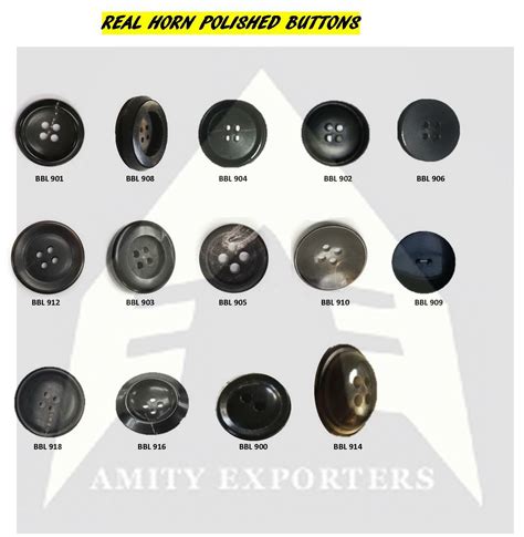 real horn buttons  rs pieces buffalo horn button  amity exporters mumbai