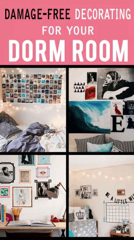 How To Decorate Your Dorm Walls Without Causing Damage