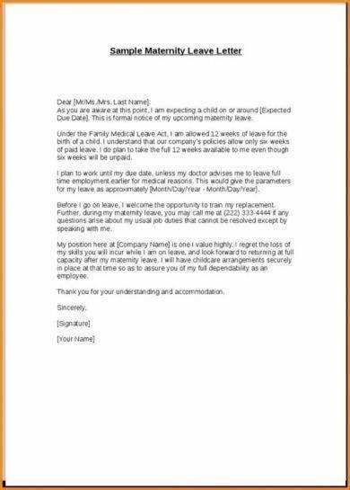 resignation letter template  maternity leave  official medical