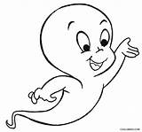 Ghost Coloring Pages Casper Drawing Printable Kids Halloween Cute Cool2bkids Desicomments Ghosts Sheets Cartoons Easy Drawings Logo sketch template