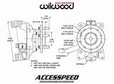 Wilwood Spindle C10 1970 Applications C15 sketch template