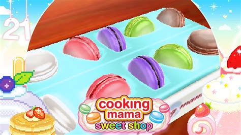Cooking Mama Sweet Shop Gameplay 21 Macaron ♡ Youtube