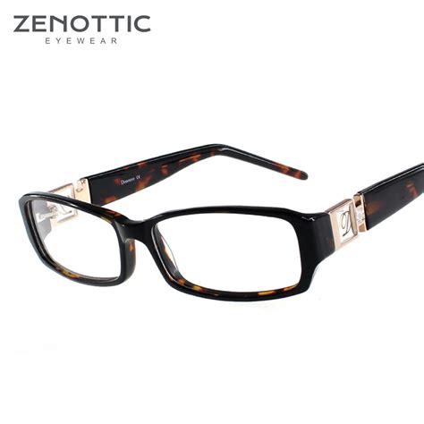 2018 zenottic lady style acetate glasses women spectacles oculos de