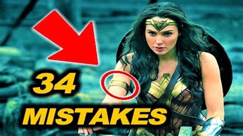34 Mistakes In Wonder Woman 2017 Youtube