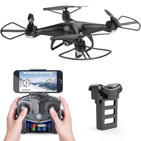 holy stone hsd fpv drone  hd camera rc helicopter wifi app control  axis gyro altitude