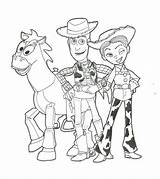 Toy Woody Story Coloring Pages Jessie Printable Disney Print Clipart Buzz Drawing Color Getdrawings Book Getcolorings Bullseye Lovely Colorings Library sketch template