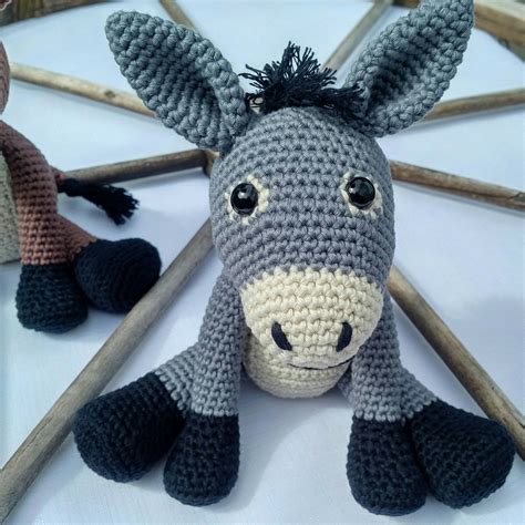 donkey crochet pattern dennis  donkey crochet etsy crochet