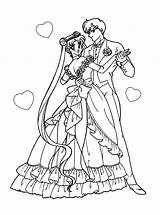 Pages Moon Sailor Coloring Wedding Previus Next Printable Sailormoon Mariage sketch template