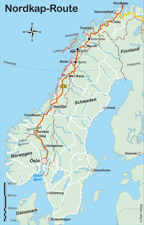 reisgids norwegen nordkap route noorwegen noordkaap conrad stein