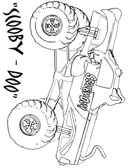 monster jam truck coloring pages  getcoloringscom  printable