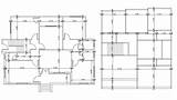 Plan Autocad Drawing House Cad Dimension Floor Cadbull Description sketch template