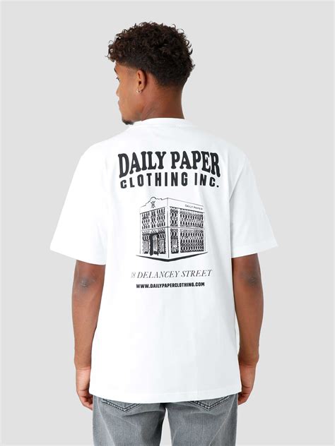daily paper nedeem  shirt white  freshcotton
