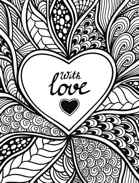 valentines day coloring pages  adults love coloring pages heart