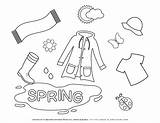 Coloring Spring Season Clothes Pages Cloths Planerium Shop Wishlist sketch template