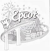 Coloring Disney Pages Epcot Kingdom Walt Magic Clipart Kids Clip Book Rides Florida Spaceship Earth Printable Activity Sheets Logo Template sketch template