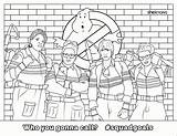 Ghostbusters Coloring Pages Printable Print Kids Color Book Sheets Adults Ghost Busters Papercraft Logo Live Party Squadgoals Ultimate Movie Coloringbay sketch template