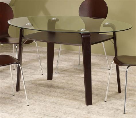 coaster orval oval glass top dining set  dinset  homelementcom