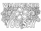 Aggressive Whatever Passive Coloring Pages Adult Colouring Printable Choose Board Etsy Fine Mandala sketch template