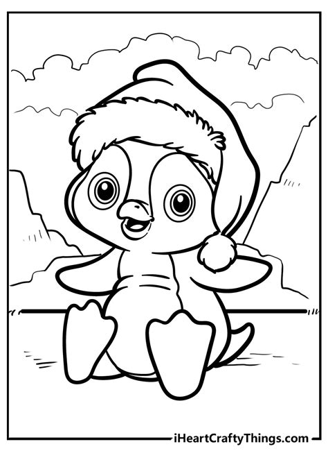 penguin coloring pages updated