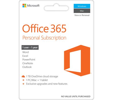 buy microsoft office  personal  delivery currys