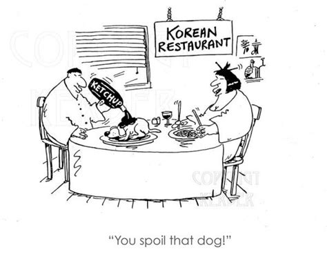 Korean Restaurant Cartoons By Neil Kerber